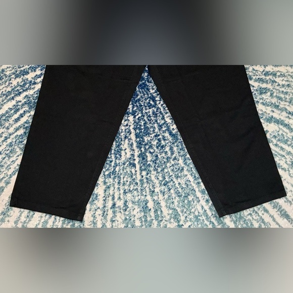 Woman Within Classic Fit  Black Denim Pants (NWOT) - Picture 3 of 8